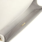 Medium Boy Bag Light Grey Caviar Light Gold Hardware