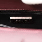 Mini Coco Handle Burgundy Lizard Ruthenium Hardware