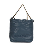 Mini 22 Bag Blue Caviar Gold Hardware