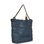Mini 22 Bag Blue Caviar Gold Hardware