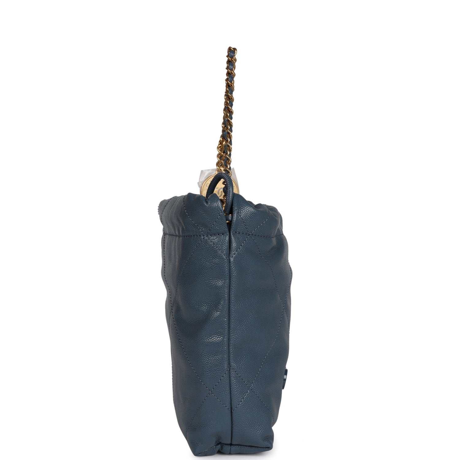 Mini 22 Bag Blue Caviar Gold Hardware