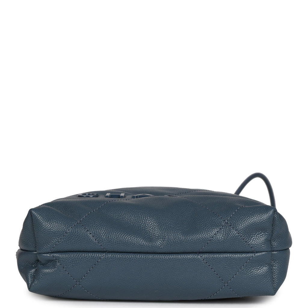 Mini 22 Bag Blue Caviar Gold Hardware