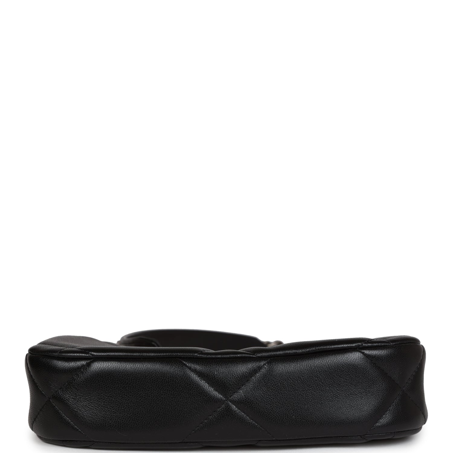 19 Hobo Chain Bag Black Calfskin Mixed Metal Hardware