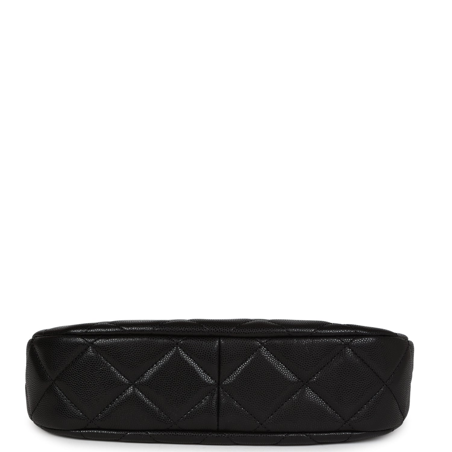 Hobo Bag Black Shiny Caviar Brushed Gold Hardware