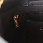 Hobo Bag Black Shiny Caviar Brushed Gold Hardware