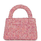 Small Kelly Shopper Pink Tweed Brushed Gold Hardware