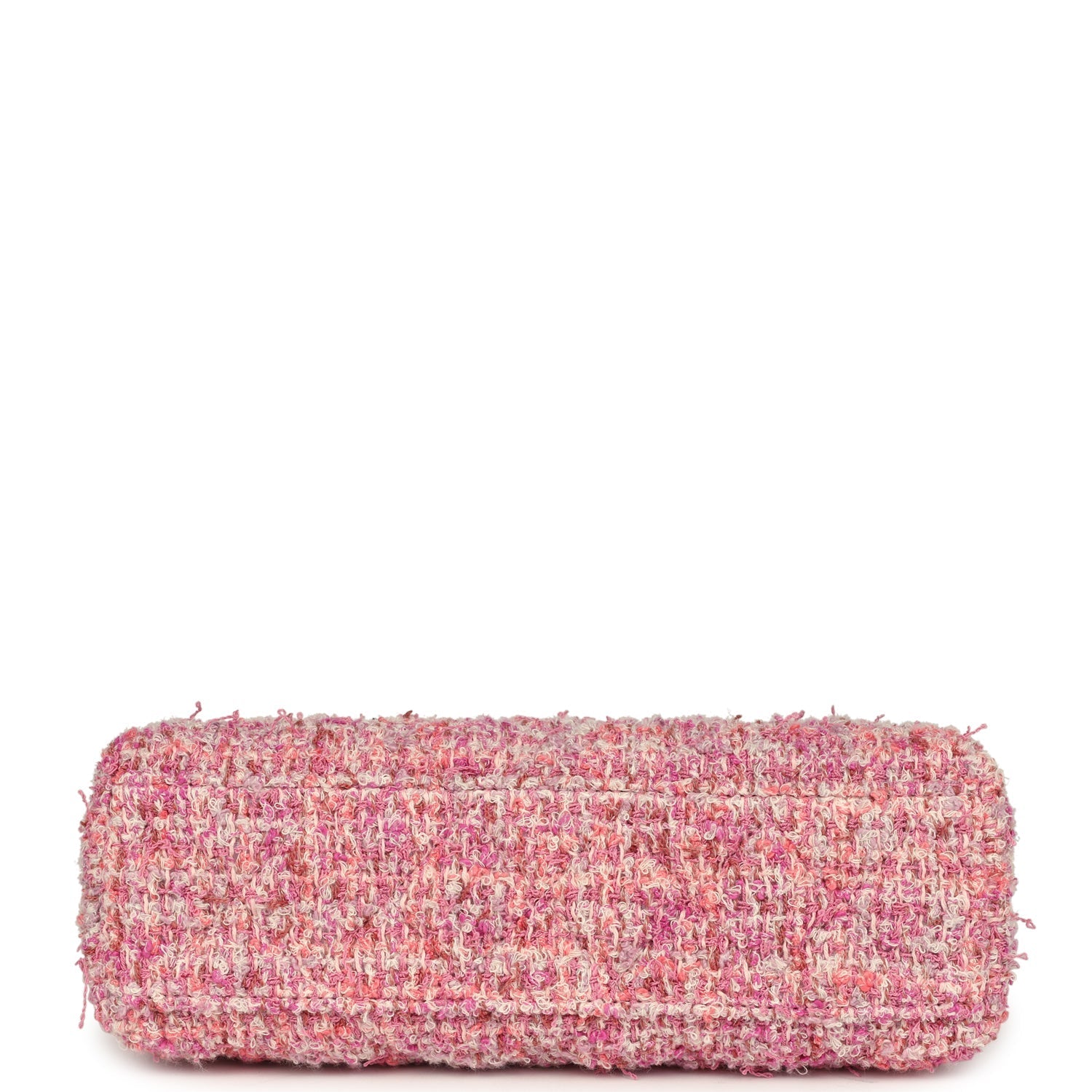 Small Kelly Shopper Pink Tweed Brushed Gold Hardware