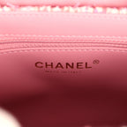 Small Kelly Shopper Pink Tweed Brushed Gold Hardware