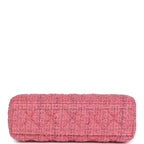 Small Kelly Shopper Pink Tweed Brushed Gold Hardware