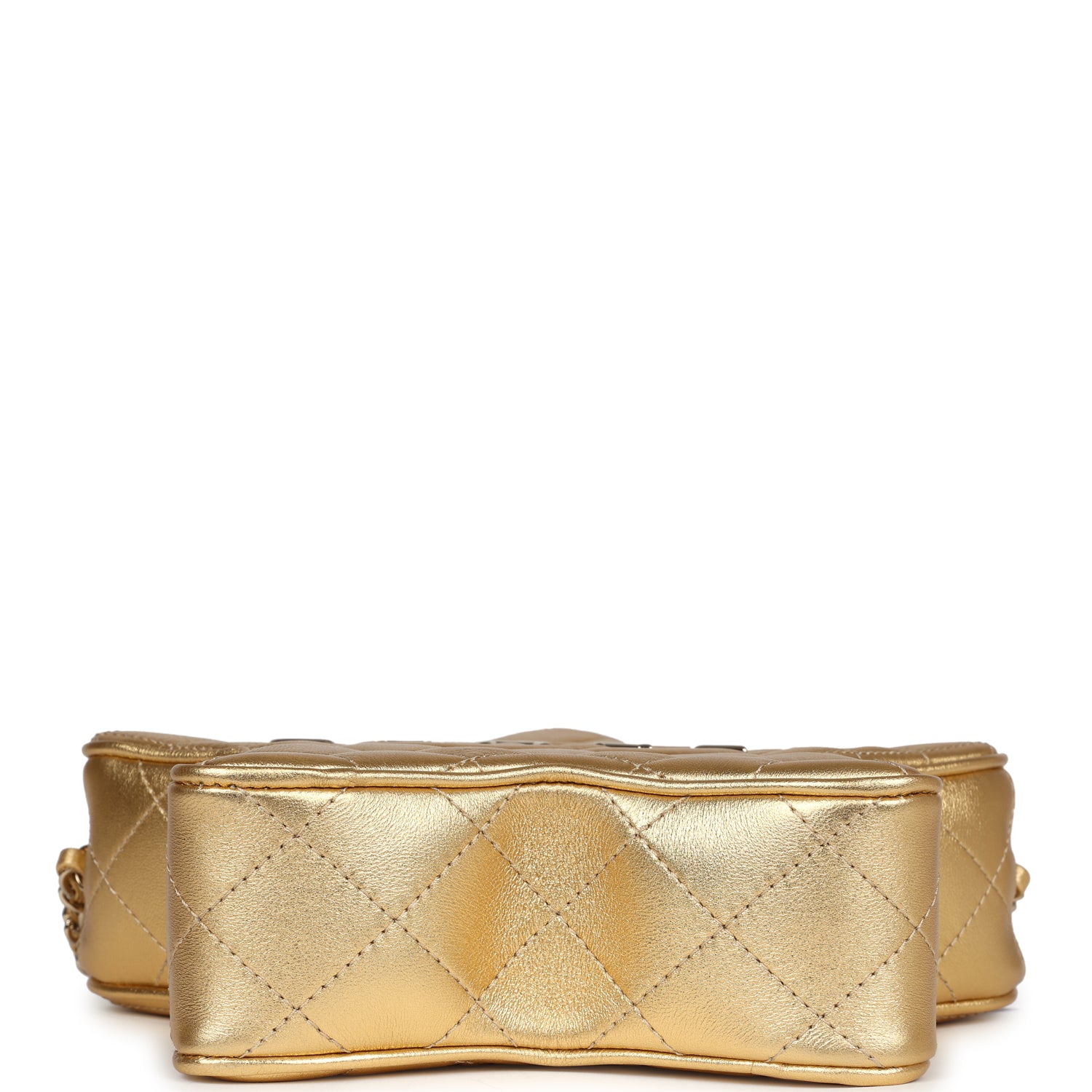 Star Bag Metallic Gold Lambskin Gold Hardware