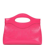Nano 31 Shopper Hot Pink Shiny Aged Calfskin Gold Hardware