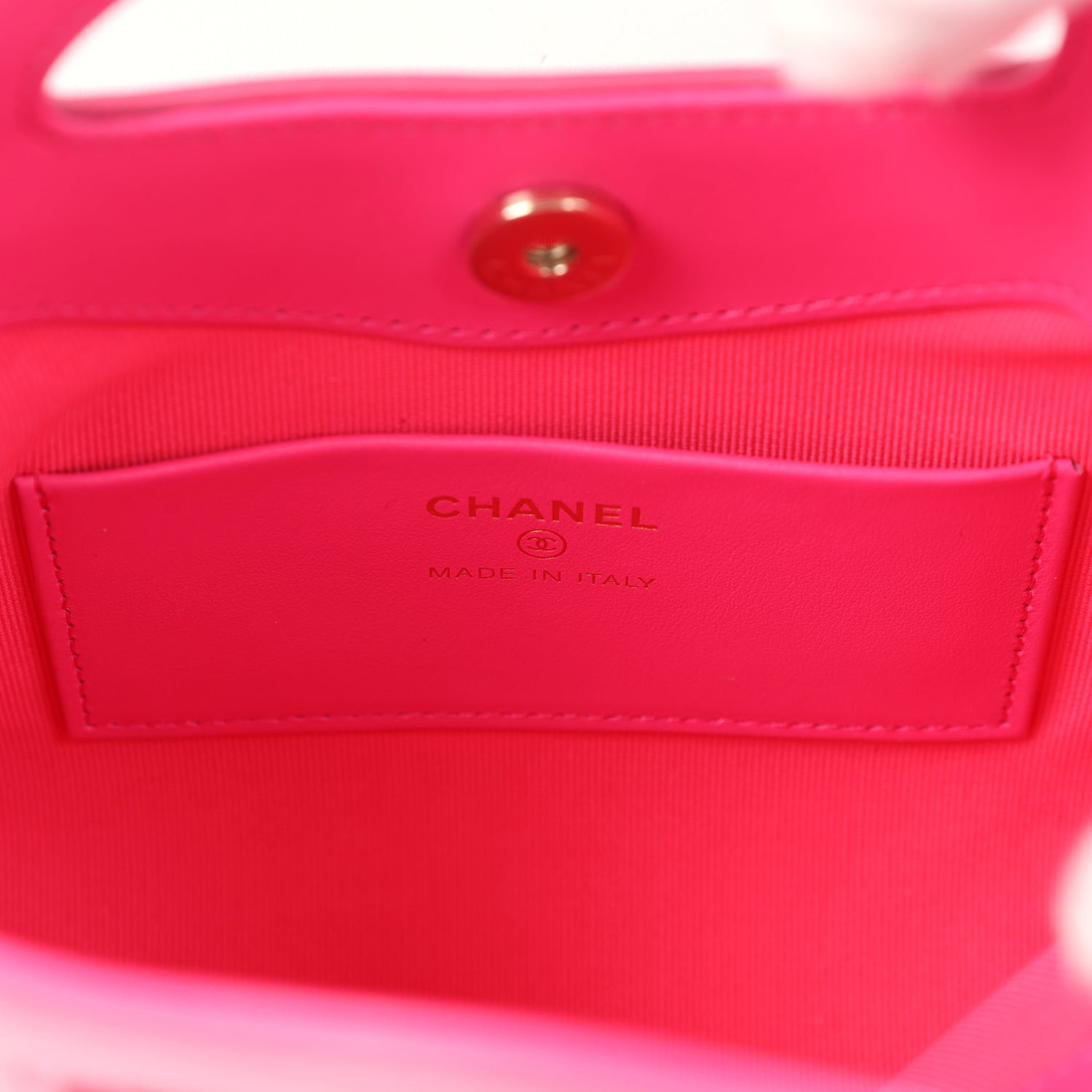 Nano 31 Shopper Hot Pink Shiny Aged Calfskin Gold Hardware