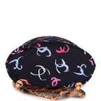 Medium CC Drawstring Backpack Multicolored Printed Fabric Light Gold Hardware
