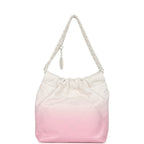 Mini 22 Bag Pink and White Ombre Calfskin Lacquered Metal Hardware