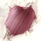 Mini 22 Bag Pink and White Ombre Calfskin Lacquered Metal Hardware