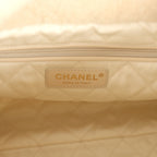 Small 22 Bag Ecru Shearling Brushed Gold Hardware