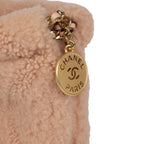 Mini 22 Bag Light Pink Shearling Gold Hardware