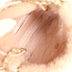 Mini 22 Bag Light Pink Shearling Gold Hardware