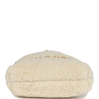 Mini 22 Bag Ecru Shearling Gold Hardware