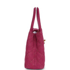 Small Kelly Shopper Pink Washed Denim Brushed Gold Hardware