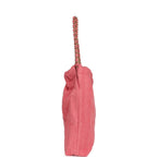 Small 22 Bag Light Red Washed Denim Gold Hardware