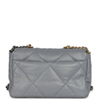 Medium 19 Flap Bag Grey Lambskin Mixed Metal Hardware