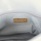 Medium 19 Flap Bag Grey Lambskin Mixed Metal Hardware