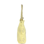 Small 22 Bag Yellow Shiny Calfskin Brushed Gold Hardware