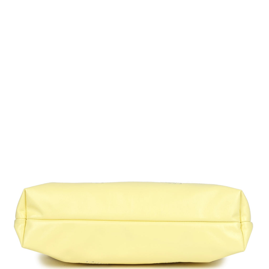 Small 22 Bag Yellow Shiny Calfskin Brushed Gold Hardware
