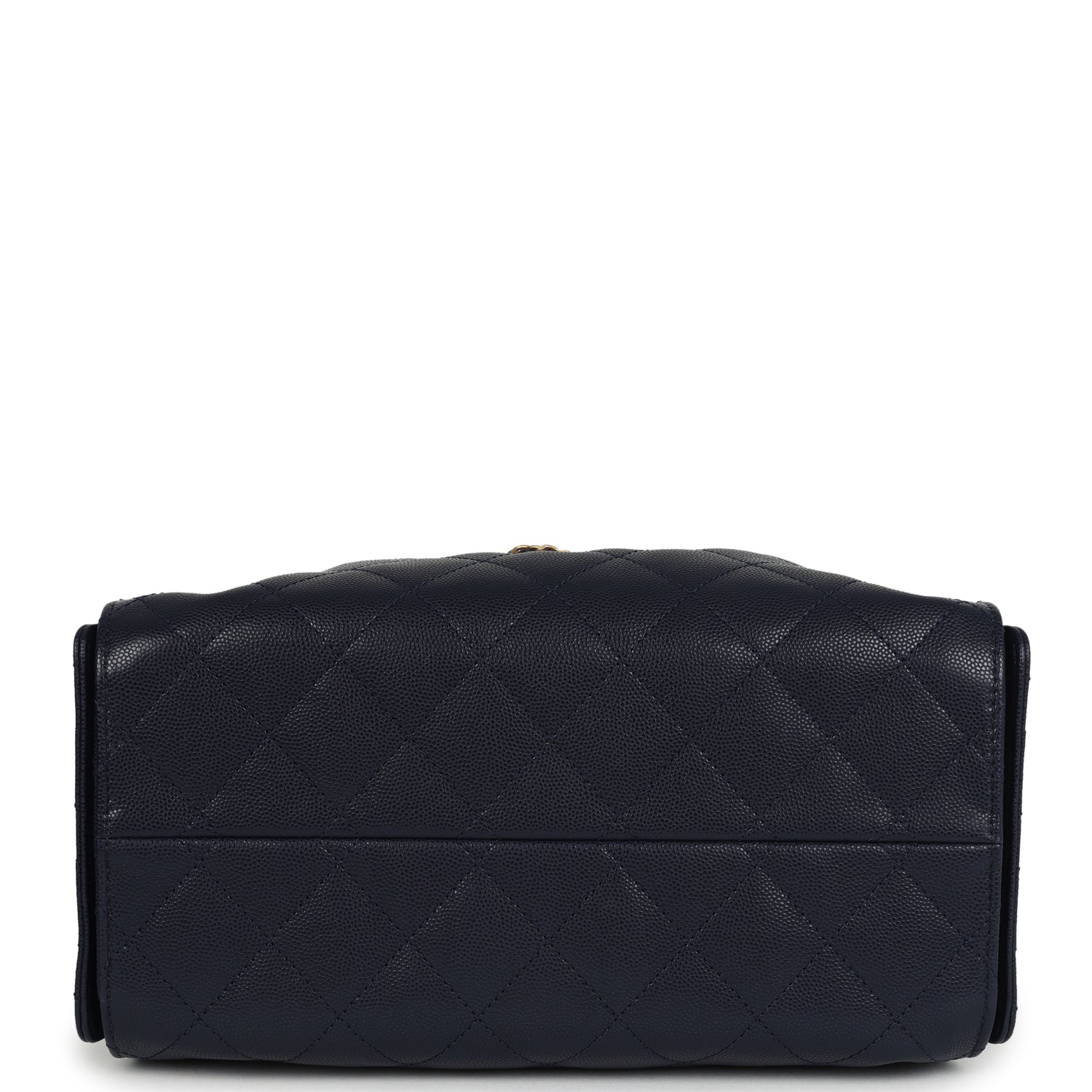Small 25 Hobo Bag Dark Navy Caviar Antique Gold Hardware