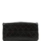 Small 25 Hobo Bag Black Shiny Crumpled Calfskin Mixed Metal Hardware