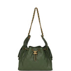 Small 25 Hobo Bag Khaki Caviar Antique Gold Hardware