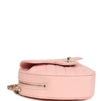 CC In Love Large Heart Bag with Chain Light Pink Lambskin Light Gold Hardware