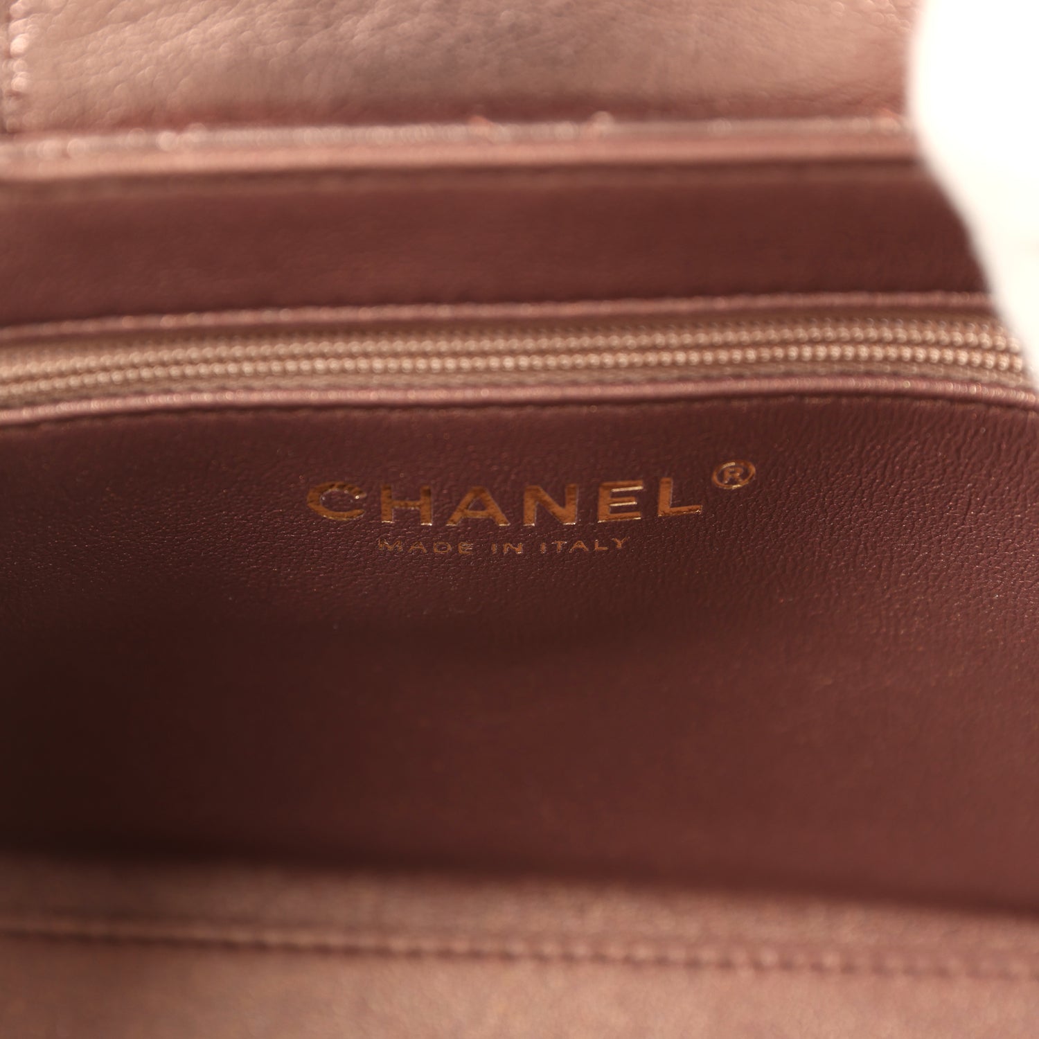 Small Kelly Shopper Metallic Bronze Calfskin Brushed Gold Hardware
