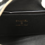 Mini Timeless Classic Barrel Bag with Chain Black Shearling Light Gold Hardware
