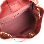 Small Coco Hobo Bag Burgundy Calfskin Antique Gold Hardware