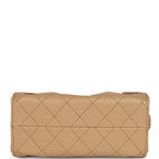 Mini 25 Hobo Bag Beige Caviar Antique Gold Hardware