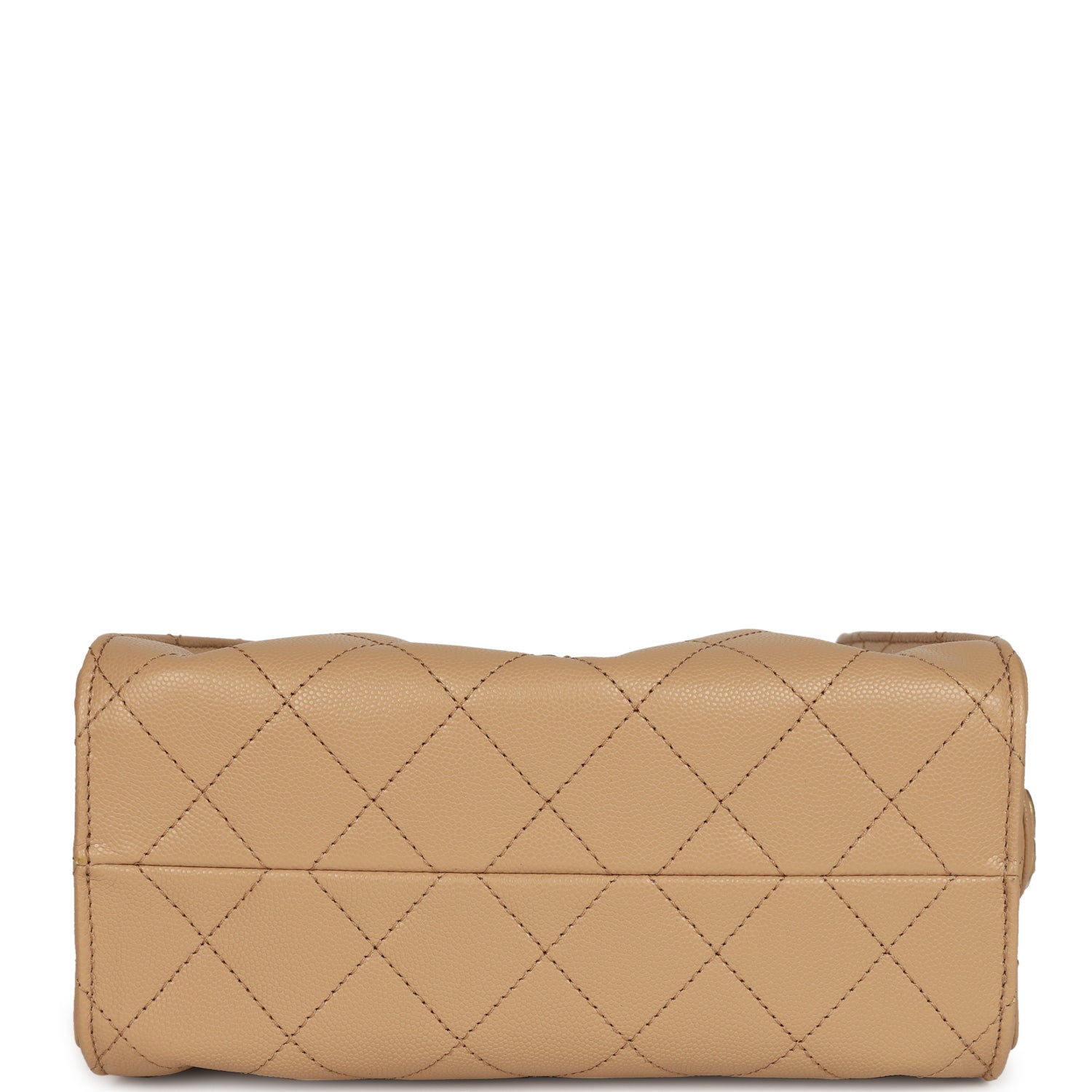 Mini 25 Hobo Bag Beige Caviar Antique Gold Hardware