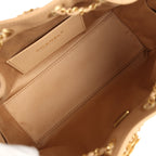 Mini 25 Hobo Bag Beige Caviar Antique Gold Hardware