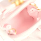 Nano Kelly Bag Charm Light Pink Shiny Lambskin Brushed Gold Hardware