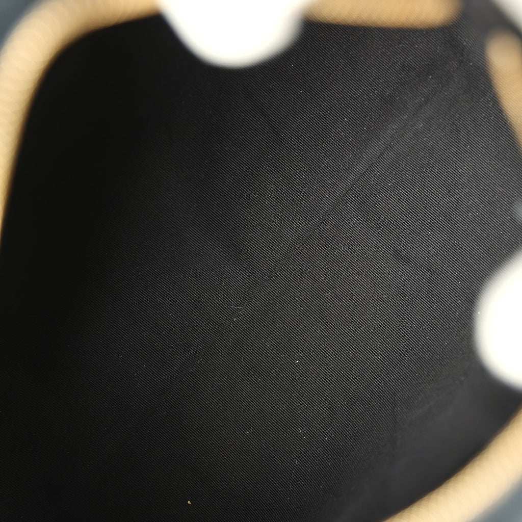 Small Bowling Bag Black Suede Antique Gold Hardware