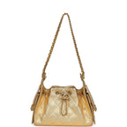 Mini 25 Hobo Bag Metallic Gold Caviar Caviar Antique Gold Hardware