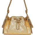 Mini 25 Hobo Bag Metallic Gold Caviar Caviar Antique Gold Hardware