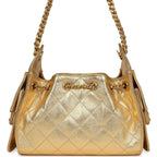 Mini 25 Hobo Bag Metallic Gold Caviar Caviar Antique Gold Hardware