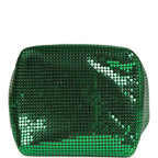 Mini Bucket Bag Green, Purple and Blue Ombre Metallic Mesh Light Gold Hardware