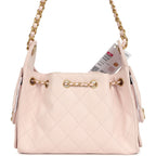 Mini 25 Hobo Bag Light Pink Caviar Antique Gold Hardware
