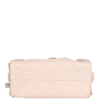 Mini 25 Hobo Bag Light Pink Caviar Antique Gold Hardware