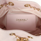 Mini 25 Hobo Bag Light Pink Caviar Antique Gold Hardware