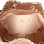 Mini 25 Hobo Bag Metallic Rose Gold Caviar Caviar Light Gold Hardware