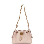 Mini 25 Hobo Bag Light Pink Caviar Antique Gold Hardware
